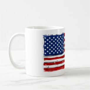 Mug Drapeau américain, mug-art patriotique pour l'arm