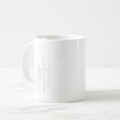 Mug Drapeau américain Nordic Skier Cool Cadeau Top T (Devant gauche)