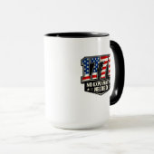 Mug Drapeau américain patriote 1776 sans explication n (Devant droit)