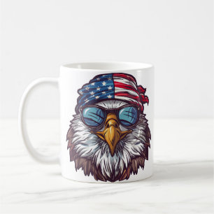 Mug Drapeau américain Patriotic Bald Eagle