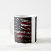 Mug Drapeau américain patriotique (Devant gauche)