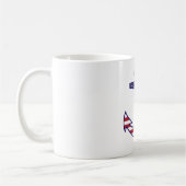 Mug Drapeau américain patriotique Ancre nautique (Gauche)