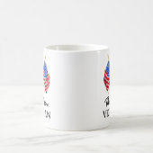 Mug Drapeau américain patriotique Merci (Centre)