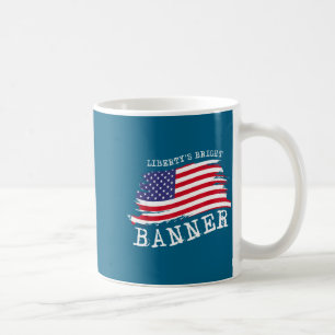 Mug Drapeau américain patriotique minimal américain Li