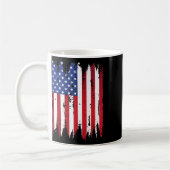 Mug Drapeau Américain Patriotique Pour Hommes Femmes E (Gauche)