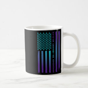 Mug Drapeau américain patriotique Prévention du suicid