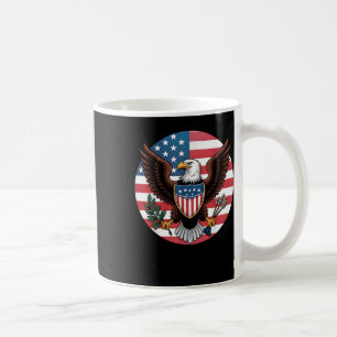 Mug Drapeau Américain Patriotique Usa Eagle Shield 4èm