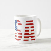 Mug Drapeau américain personnalisable des Etats-Unis (Devant droit)