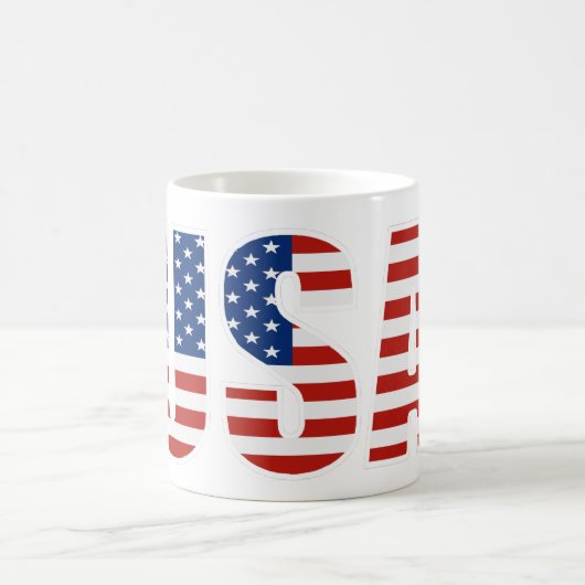Mug Drapeau américain personnalisable des Etats-Unis (Centre)