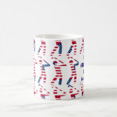 Mug Drapeau américain personnalisé du meilleur grand a (Centre)