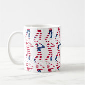 Mug Drapeau américain personnalisé du meilleur grand a (Gauche)