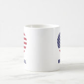 Mug Drapeau américain personnalisé ou votre image et v (Centre)