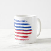 Mug Drapeau américain philippin   Philippines et (Devant droit)