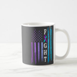 Mug Drapeau américain Prévention du suicide Sensibilis