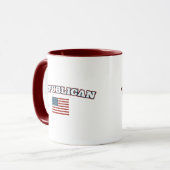 Mug Drapeau américain républicain (Devant gauche)