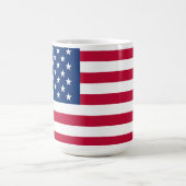 Mug Drapeau américain rouge blanc et bleu patriotique (Centre)