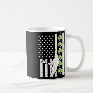 Mug Drapeau américain Shamrock Lacrosse Vintage Lax St