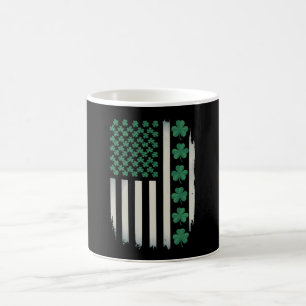 Mug Drapeau américain Shamrocks St Patricks Day Americ