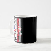 Mug Drapeau américain Snowboard Papa Snowboard Sports (Devant gauche)