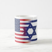 Mug Drapeau américain Stand With Israel (Centre)
