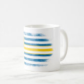 Mug Drapeau américain suédois   Suède et conception (Devant droit)