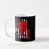 Mug Drapeau américain Tornado Storm Chaser O (Gauche)