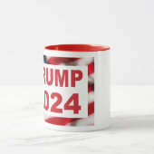 Mug Drapeau américain Trump 2024 (Centre)