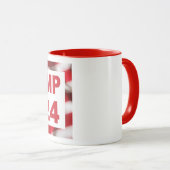 Mug Drapeau américain Trump 2024 (Devant droit)