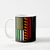 Mug Drapeau américain Usa cinq de mayo drapeau avec so (Gauche)