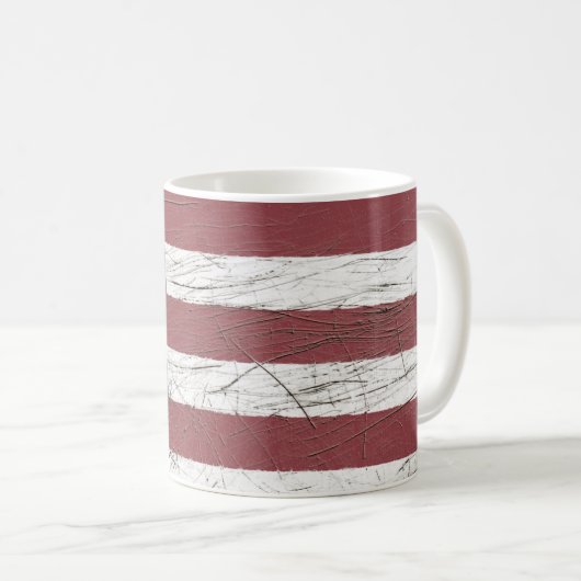 Mug Drapeau américain usé (Devant droit)