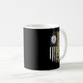 Mug Drapeau américain USS Valley Forge CG-50 (Devant droit)
