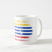 Mug Drapeau américain vénézuélien   Venezuela et (Devant droit)