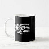 Mug Drapeau américain Vêtements de snowboard - Snowboa (Gauche)