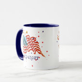 Mug Drapeau américain, vieille gloire (Devant gauche)