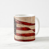 Mug Drapeau américain Vintage (Devant droit)