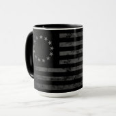 Mug Drapeau américain vintage Betsy Ross (Devant gauche)