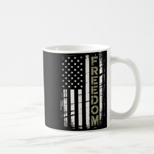 Mug Drapeau américain vintage Dom (Droite)