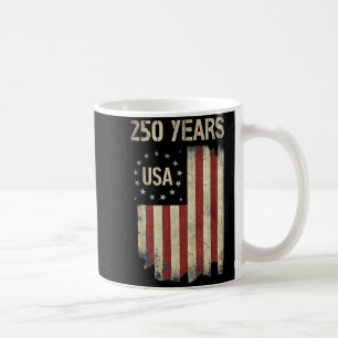 Mug Drapeau américain vintage pour le 250e anniversair