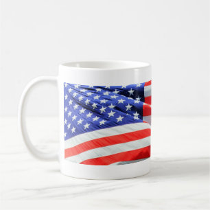 Mug Drapeau américain, vous pouvez ajouter des photos
