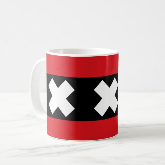 Mug Drapeau Amsterdam (Devant gauche)