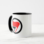 Mug Drapeau anti-fascisme (Devant gauche)
