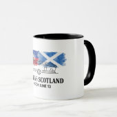 Mug Drapeau Aquarelle Phase de Groupes Haïti vs Éc (Devant droit)