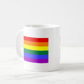 Mug Drapeau arc-en-ciel (Devant gauche)