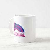 MUG DRAPEAU ARC-EN-CIEL BISEXUEL (Devant gauche)