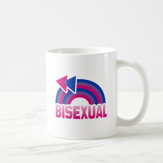 MUG DRAPEAU ARC-EN-CIEL BISEXUEL (Droite)