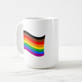 Mug Drapeau arc-en-ciel de Philly Pride (Devant gauche)