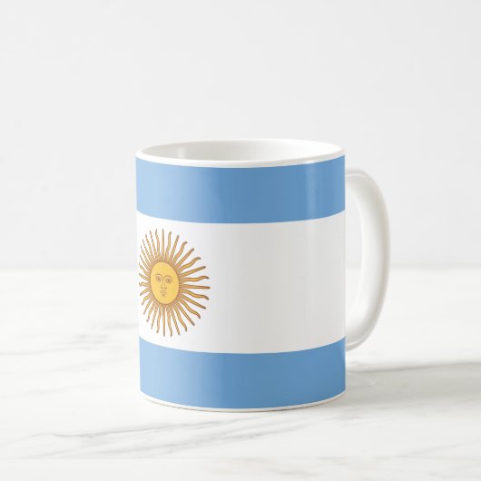 Mug Drapeau argentin (Devant droit)