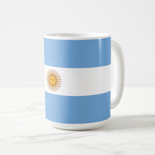 Mug Drapeau Argentine (Devant droit)