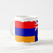 Mug Drapeau arménien et australien (Devant gauche)