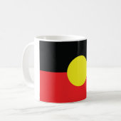 Mug drapeau australien aborigini (Devant gauche)